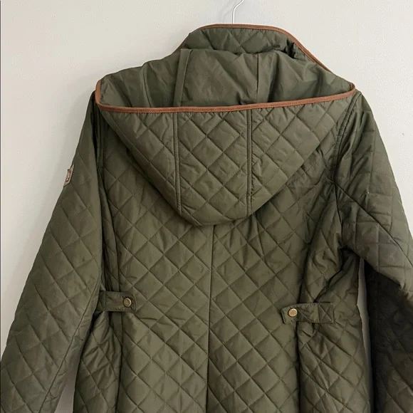 Lauren Ralph Lauren Quilted Green Utility Jacket - Picture 12 of 16
